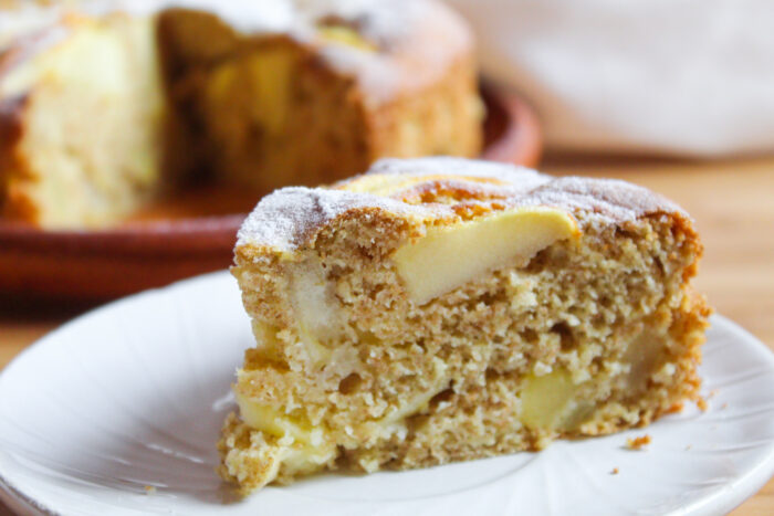 torta di mele e farro