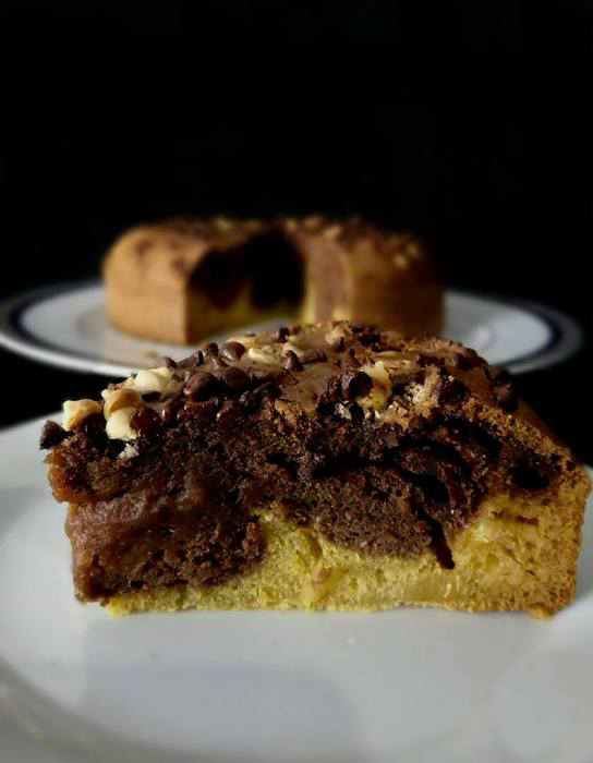 Torta alla zucca e cioccolato